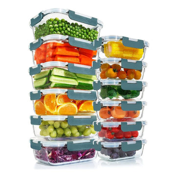 Glass Food Containers Set